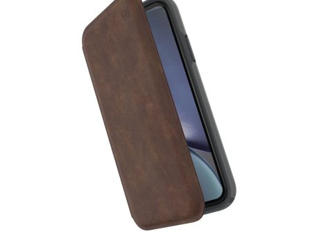 Presidio Folio Leather iPhone XR Cases For Discount