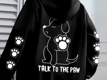 Talk to the paw hoody Online Sale