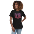 Women s Good Girls Bad Girls Relaxed T-Shirt - Available in 4 Colors (S-3XL) Cheap