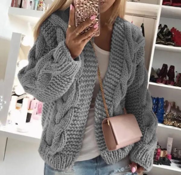 Women Knitted Cardigan For Discount