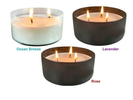 3 pack 3 wick candles Cheap