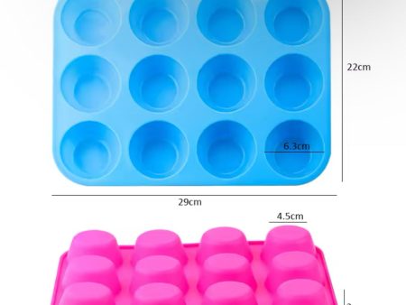 Silicone Round Mold 12 Holes Discount