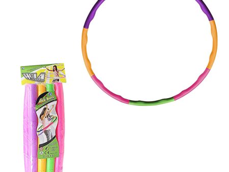 70cm Attachable Expandable Multi Coloured Hula Hoop for Children Supply