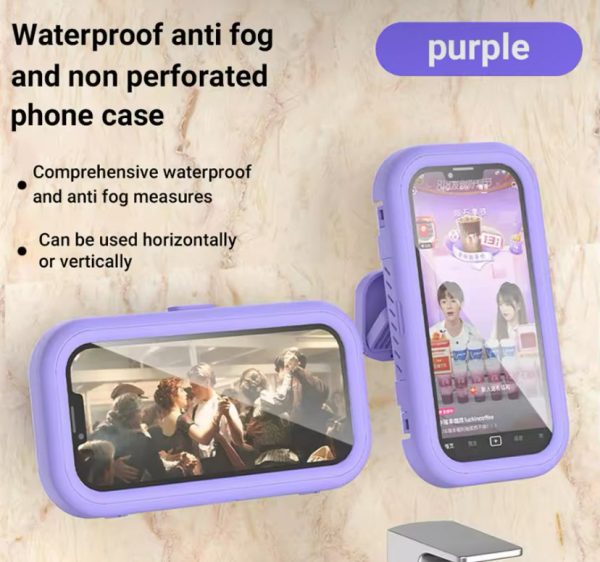 Waterproof Shower Phone Holder Rotation Fashion