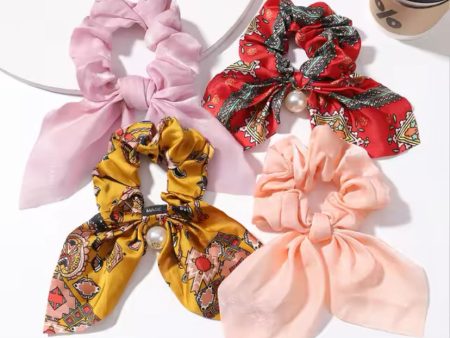 4 x Bow Scrunchies Online