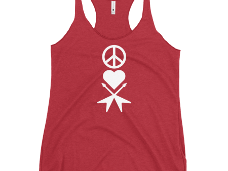 Women s PLLG Icons Racerback Tank (Available in 7 Colors) Online now