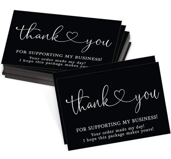 30pcs Thank You For Your Order Cards Online now