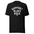 Support Blues Rock Unisex T-Shirt - Available in 4 Colors (S-5XL) Online