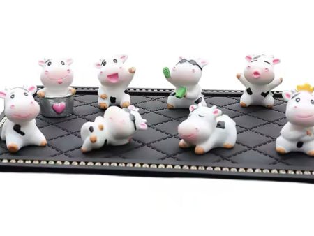 1set Cute Cow Car Dashboard Ornaments Online Sale