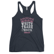 Women s White Trash Princess Racerback Tank (Available in 3 Colors) Discount