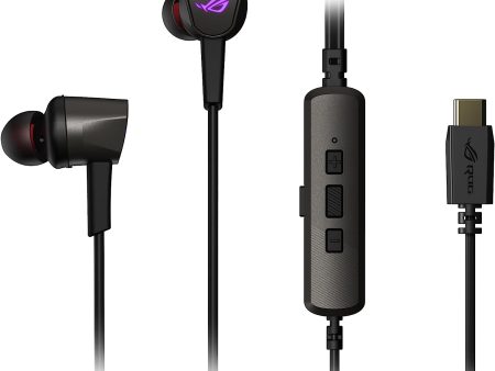 ASUS ROG CETRA II CORE In-ear gaming headphone liquid silicon rubber (LSR) USB-C Supply