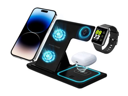 3 in 1 Wireless Charger Wireless Charging Dock for iPhone Apple Watch Discount