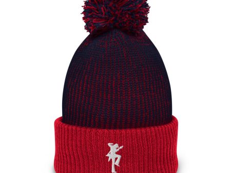 AG Icon Pom-Pom Beanie (Available in 3 Colors) Discount