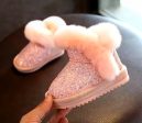 Toddler Fur Sparkly Boots Supply