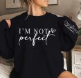 Women Not Perfect Sweater Cheap