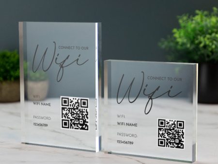 A7 WiFi Acrylic Plaque Cheap