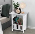 White small table sofa table storage rack Online Sale