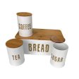 4 Pices Bread Bin Kitchen Set For Cheap