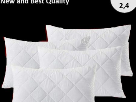 4x Pack Hotel Quality Bounce Back Deep Filled Pillows Supply