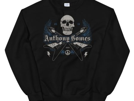 Anthony Gomes Skull Blues Unisex Sweatshirt For Cheap