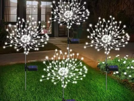 2 x Solar LED Firework Fairy Light Cheap