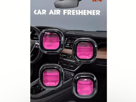 4 Pack Long-Lasting Car Air Freshener Vent Clips with Essential Oil Hot on Sale