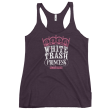 Women s White Trash Princess Racerback Tank (Available in 3 Colors) Discount