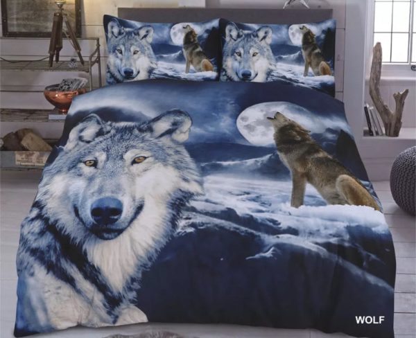 Wolf Duvet Set Online Sale