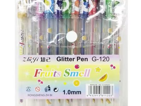 12Pcs set Scented Glitter Colors Gel Pens on Sale