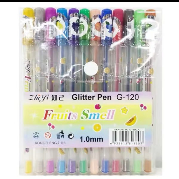 12Pcs set Scented Glitter Colors Gel Pens on Sale