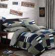 Velosso Denim Patchwork Duvet Cover & Pillowcase Set Online Sale