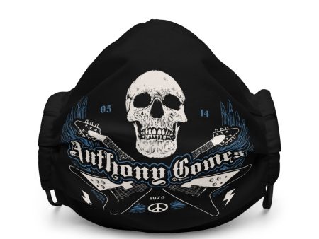 Skull Blues Premium Face Mask on Sale