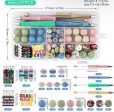 67 Pcs set New Focal Silicone Beads Pens Set Supply