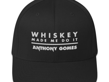 The Whiskey Made Me Do It Structured Twill Cap (Available in 6 Colors) Online Hot Sale