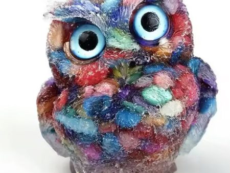 Small Crystal Stone Owl Sale