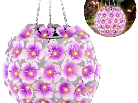 Solar Hanging Flower Ball Light Discount