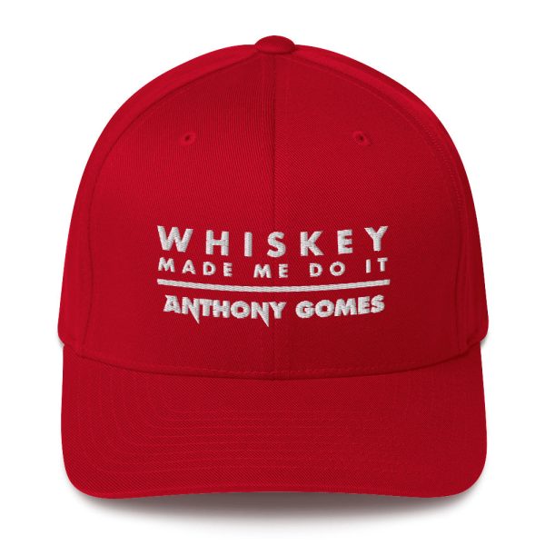 The Whiskey Made Me Do It Structured Twill Cap (Available in 6 Colors) Online Hot Sale