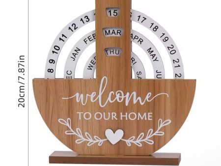 Wooden Calendar Discount