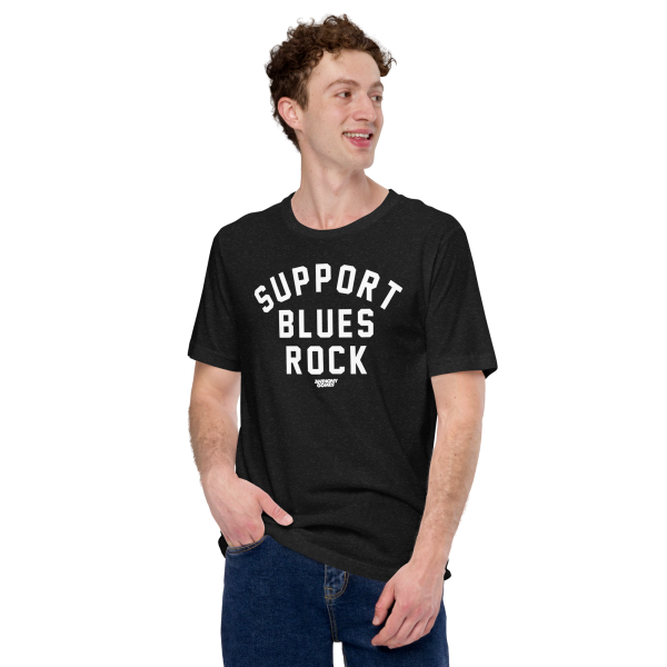 Support Blues Rock Unisex T-Shirt - Available in 4 Colors (S-5XL) Online