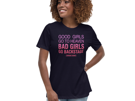 Women s Good Girls Bad Girls Relaxed T-Shirt - Available in 4 Colors (S-3XL) Cheap