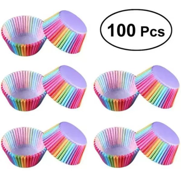 100pc Muffin Papers Online Hot Sale