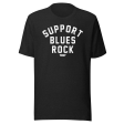 Support Blues Rock Unisex T-Shirt - Available in 4 Colors (S-5XL) Online