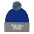 White Trash Princess Pom-Pom Beanie (Available in 9 Colors) For Discount