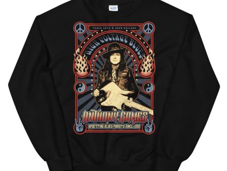 Anthony Gomes High Voltage Blues Unisex Sweatshirt Hot on Sale