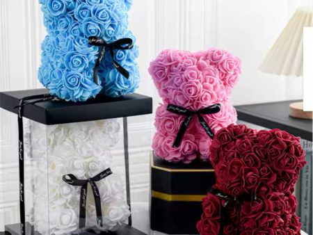 20cm Rose Bear Cheap