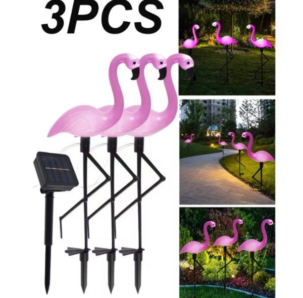 Solar Flamingo Ground Lamp on Sale