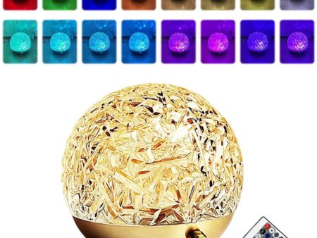 16 Colors Flame Crystal Lamp For Sale