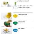 8 in 1 Kitchen Tool Multipurpose Function Plastic Essential Kitchen Cooking Tools Kitchen Gadget Online now