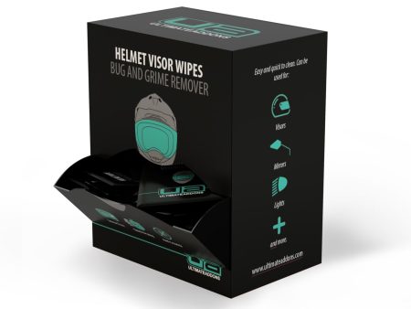 Motorcycle Visor Wipes Pack of 100 Cheap