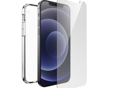 Presidio Perfect-Clear + Shieldview Glass Bundle iPhone 12   12 Pro Cases Online now